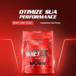 Integralmédica - Whey Protein Concentrado Baunilha 100% Pure - 21g de Proteína por Scoop, Suplementação Alimentar Pós-Treino, Fórmula Enriquecida com BCAAs - Pouch 1,8kg - Imagem 3