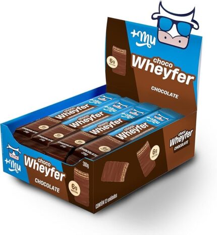 '+Mu Chocowheyfer Proteico Sabor Chocolate - Display com 12 unidades - 300g
