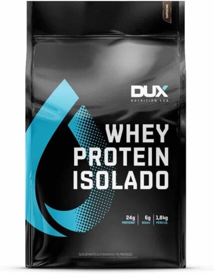 Whey Protein Isolado Chocolate Refil 1.8kg – Contribui para os Resultados e Auxilia a Recuperação Muscular – Dux Human Health